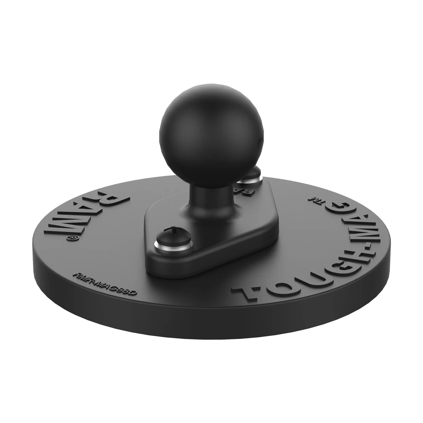 RAM Tough-Mag 88MM Diameter Magnetic Base with 1" Ball Diamond Base