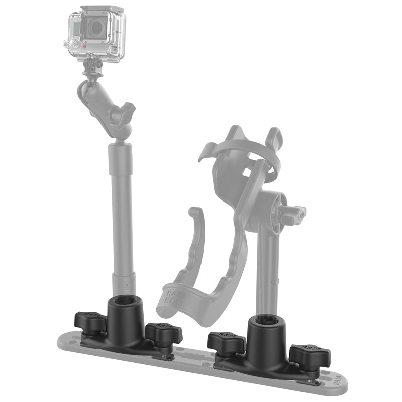 RAM Dual T-Bolt Track Base for Spline Posts
