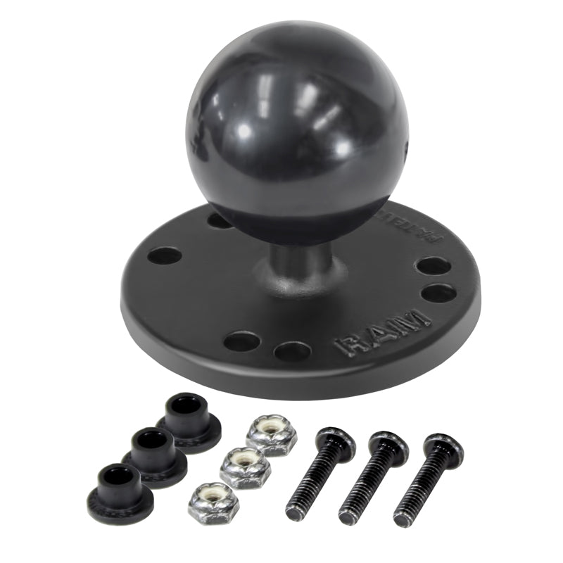 RAM Mount Adapter Base with 1.5" Ball for Raymarine Dragonfly