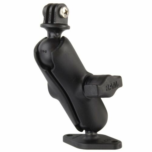 RAM Diamond Base Drill Down Mount with Universal Action Camera Adapter
