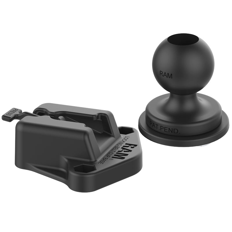RAM Mounts 1" Track Ball Base with Drill-Down Receiver