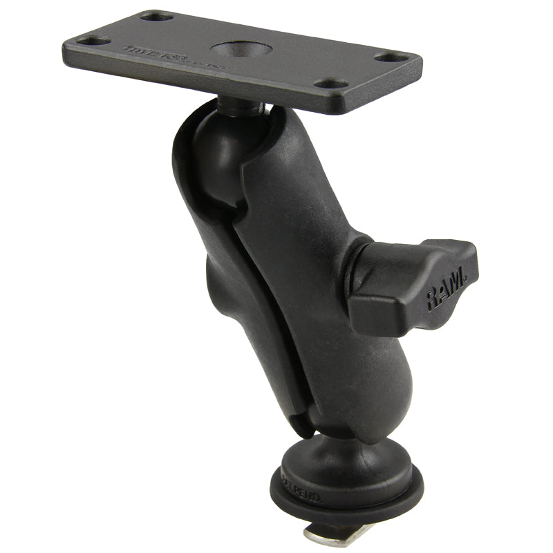 RAM Track Ball Mount with 1.5" x 3" Plate for Humminbird Helix 5 GPS / Sonar