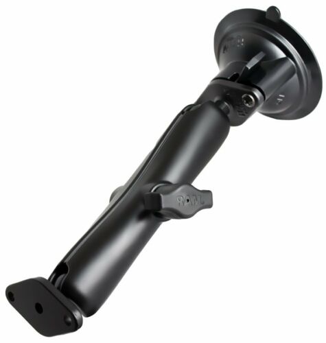 RAM Twist-Lock Suction Cup 1" Ball Long Mount with Diamond Base