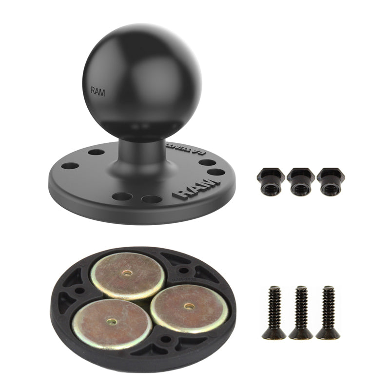 RAM Magnetic Round Base with 1.5" Ball