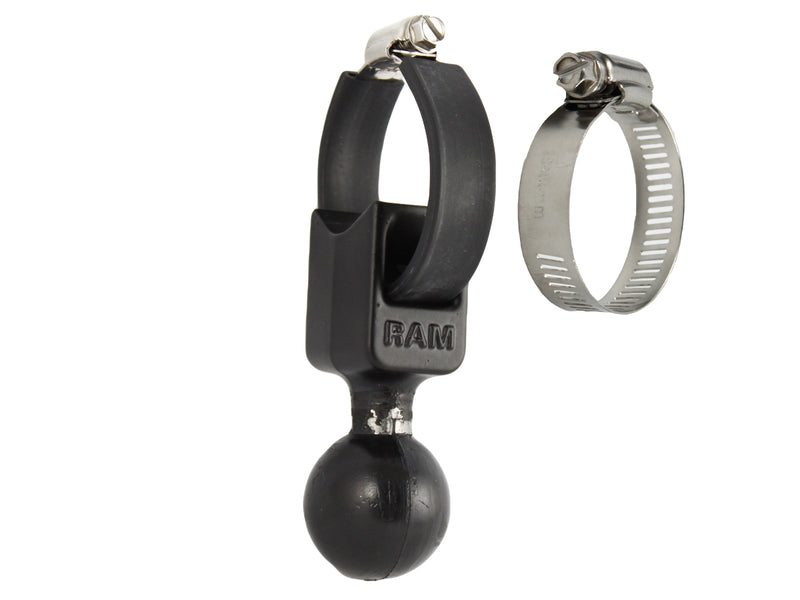 RAM Mount Strap Hose Clamp Base with 1.5 Inch Ball
